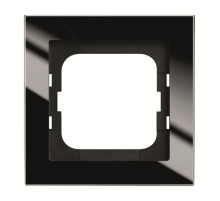 ABB Axcent Стекло Черный  Рамка 1-постовая