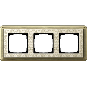 Gira ClassiX Art Бронза/Кремовый Рамка 3-ая