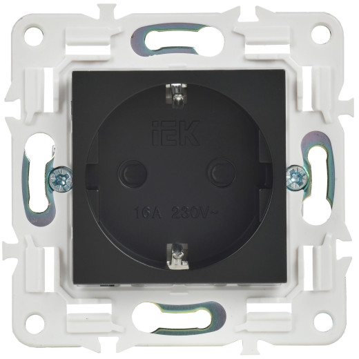 SKANDY Роз. с з/к/ш 16А б/к SK-R06Bl черн. IEK