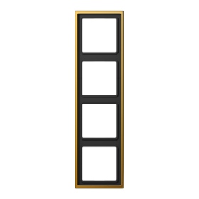 JUNG LS 990 Золото Рамка 4-ая