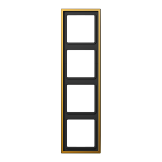 Рамка 4-кратная, золото