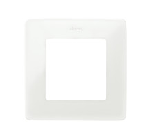 Simon 82 Detail Алюминий-белый Рамка 1-ая