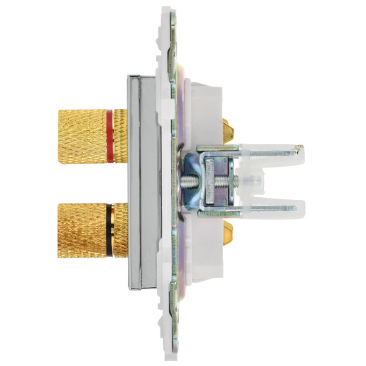 SKANDY Аудиорозетка 4-мест. SK-A01N никель IEK