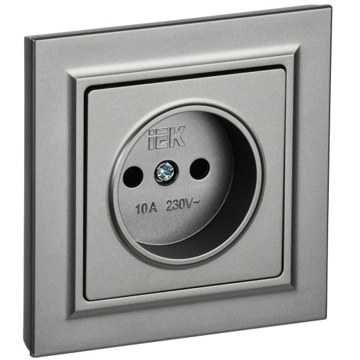 BRITE Роз. без з/к/ш 10А в сб. РСР10-1-0-БрС сталь IEK