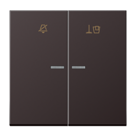 JUNG Клавиша для гостиничных выключателей 505KO5VEUM24 или 505KO5VEUM230, Dark