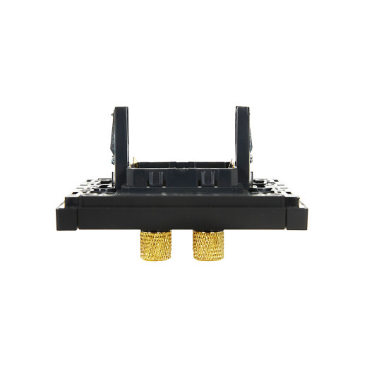 FORTE&PIANO Аудиорозетка 4-мест. FP139 чер. IEK