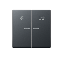 JUNG Клавиша для гостиничных выключателей 505KO5VEUM24 или 505KO5VEUM230, матовый антрацит