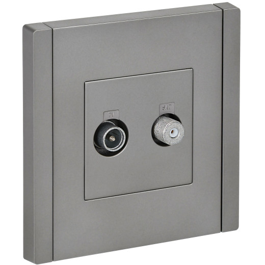 FORTE&PIANO Роз. двойная TV+SAT FP538 ст. IEK