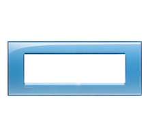 BT LL Голубой Рамка прямоугольная, 7 модулей.
