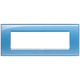 BT LL Голубой Рамка прямоугольная, 7 модулей.