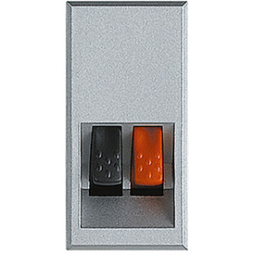 BT Axolute Алюминий Аудио-розетка 1-ая, 1 мод.