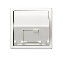 Simon 73 loft Белый Адаптер на 1 RJ45(12) 75528-, 75540-, 75541-, 75544-39, наклон