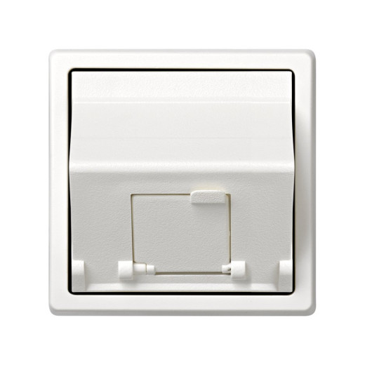 Simon 73 Белый Адаптер на 1 RJ45(12) 75528-, 75540-, 75541-, 75544-39, наклон., S73L