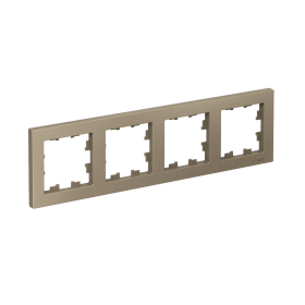 Systeme Electric AtlasDesign Шампань Рамка 4-ая, универсальная