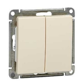 Systeme Electric Wessen 59 Беж Переключатель 2-клавишный 10АХ