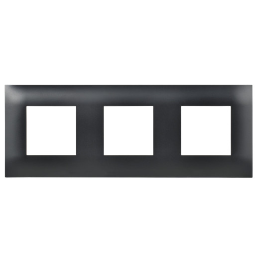 SKANDY Рамка 3-мест. SK-F03Bl черн. IEK