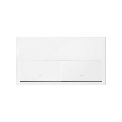 Simon 100 Белый матовый  Кит 2 поста, фронт. 1 рамка «минимум» + 2 клавиши выключателей