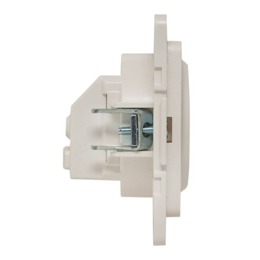 Стокгольм Механизм Розетки 1-местной с/з 16А винтовые клеммы белый с защ. штор. EKF PROxima