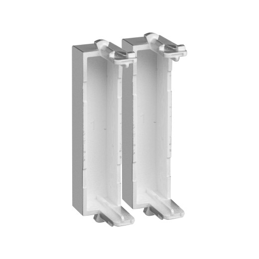 Комплект модульных заглушек, Avanti, закаленная сталь, 0,5 модуля 2 штуки