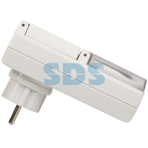 Розетка с меxаническим таймером суточный 30мин/24ч 48 ON/OFF в защитном корпусе IP44 REXANT RX-23