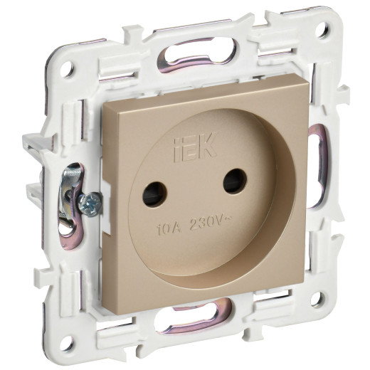 SKANDY Роз. без з/к с з/ш 10А SK-R01Sa песоч. IEK