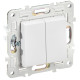SKANDY Выключ. 2-кл. 10А SK-V04W арк. бел. IEK