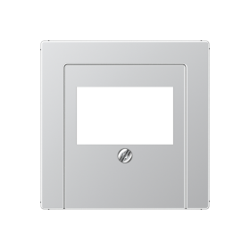 JUNG A 500 Алюминий Накладка розетки TAE, моно-/стерео аудио розетки