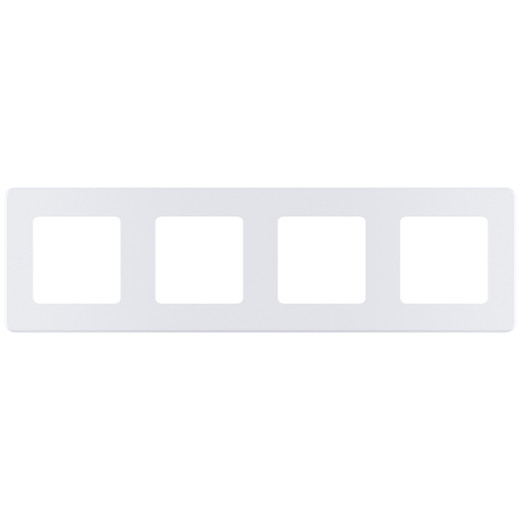 Рамка 4 поста - Legrand Inspiria - жемчуг
