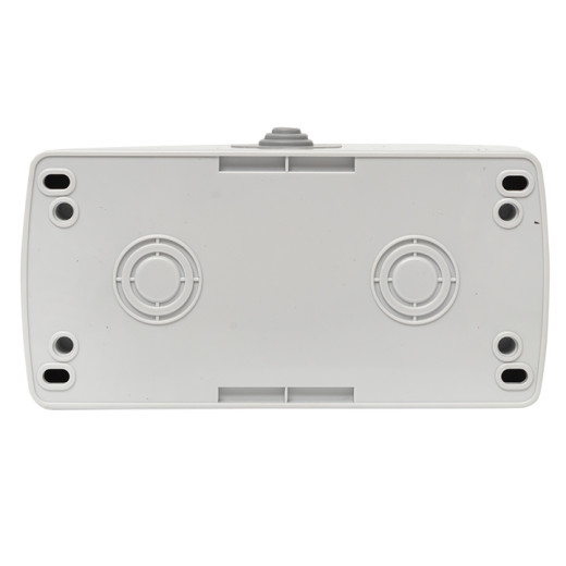 Мурманск Розетка 2-местная 16А с заземлением с крышкой IP54 серый с защитными шторками EKF