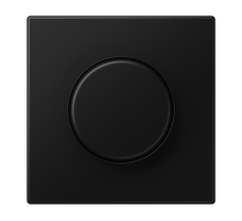 JUNG LS 990 Черный матовый Накладка на роторные диммеры без лапок