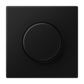 JUNG LS 990 Черный матовый Накладка на роторные диммеры без лапок