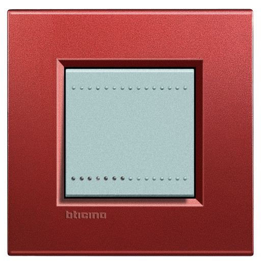 Livinglight Рамка прямоугольная, 1 пост, цвет Красный шелк