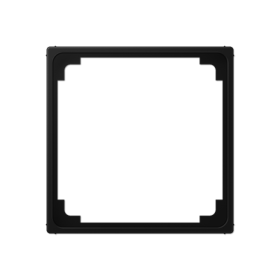 JUNG A Flow/A 550 Черный матовый Промежуточная рамка на платы 50х50