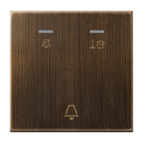 JUNG Клавиша для гостиничных кнопочных модулей 531KO5EUM24 или 531KO5EUM230, латунь Antik