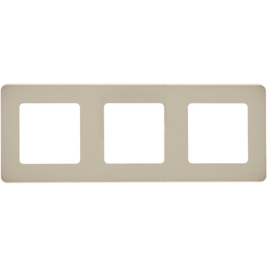 Рамка 3 поста - Legrand/Daccord Inspiria - слоновая кость