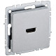 BRITE Роз. HDMI РHDMI-0-БрА алюм. IEK