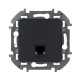 Розетка компьютерная RJ45 категория 5e UTP - Legrand/Daccord Inspiria - антрацит