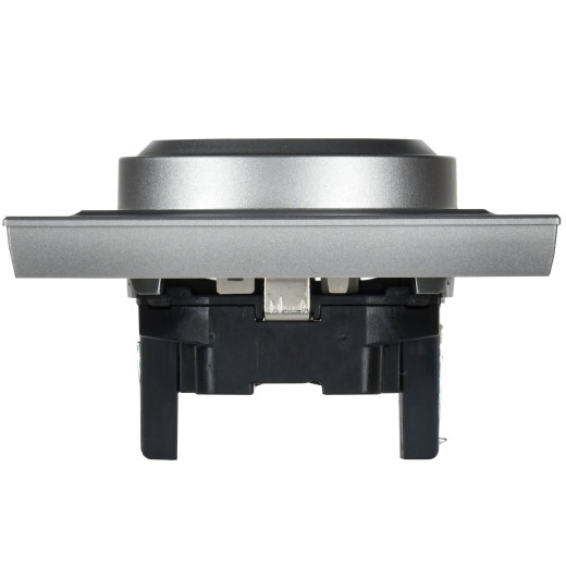 BRITE Роз. 2-я с з/к без з/ш 16А в сб. РС12-3-БрА алюм. IEK