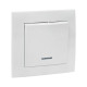 Валенсия выключатель 1-кл. 10А белый с индикатором EKF PROxima