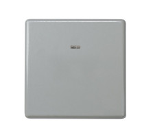 Simon 27 Мех Серый Выключатель двухполюсный с контрольной подсветкой, 16А 250В