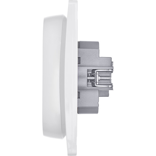 Розетка двойная с заземлением - Legrand/Daccord Inspiria - со шторками в сборе 16А 250В винтовые зажимы - белый