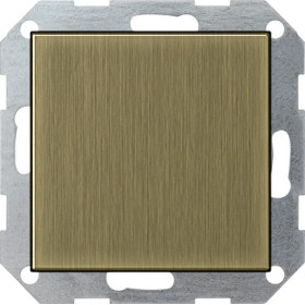 Gira S-55 Бронза Заглушка с опорной платой