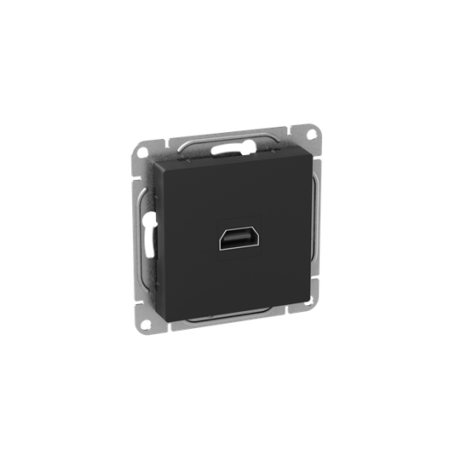 Механизм розетки HDMI, чёрный Эпика EKF