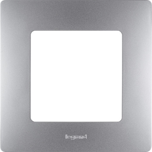 Рамка 1 пост - Legrand Etika - алюминий