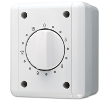 JUNG Выключатель для накладного монтажа с часовым механизмом