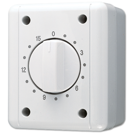 Выключатель для накладного монтажа с часовым механизмом
