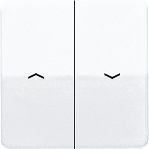 Клавиши для выключателя управления жалюзи 509VU и кнопки 539VU, белые