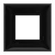 Рамка 1 пост (2 мод.), Avanti, черный квадрат