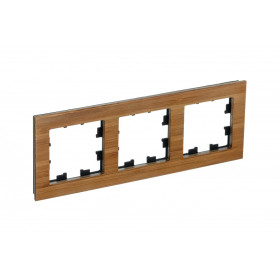 Systeme Electric AtlasDesign Nature Дерево бамбук Рамка 3-ая