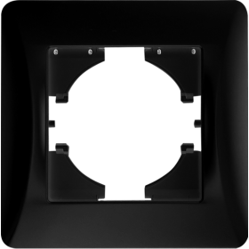 Рамка 1 пост (антрацит) серия BW